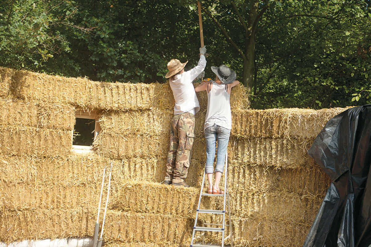 How To Build A Straw Bale House Modern Farmer