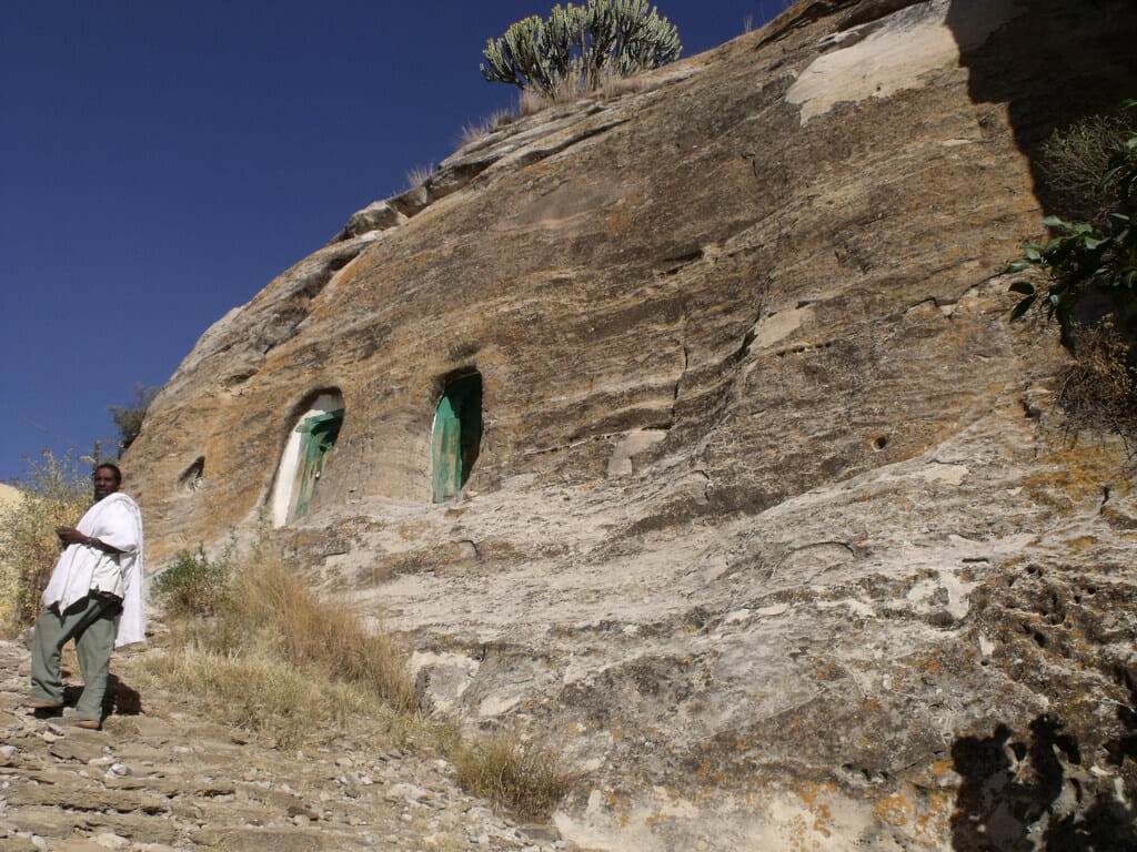 Tigray is famous for its ancient rock churches. Monasteries in the area still produce rare white honey. Photo: hhesterr