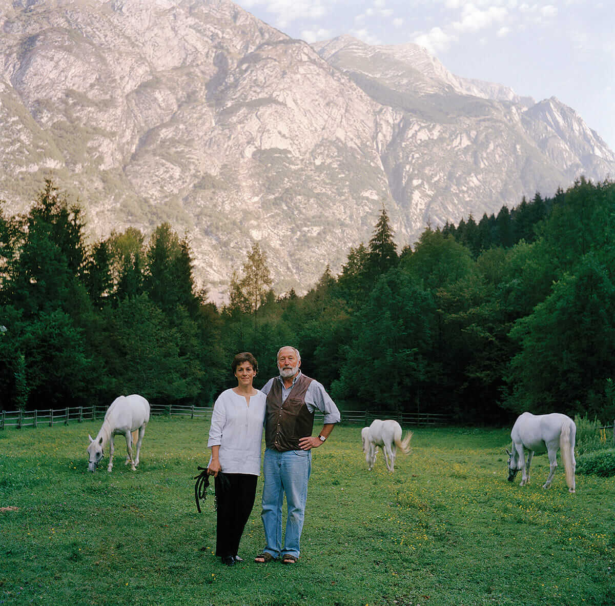 Silvia and Milan Dolenc, owners of Pristava Lepena.