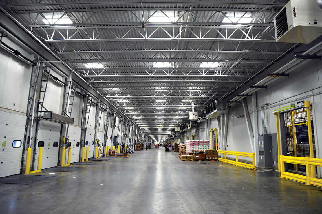 Philadelphia Wholesale Produce Market, nicknamed 'the world's largest fridge'.