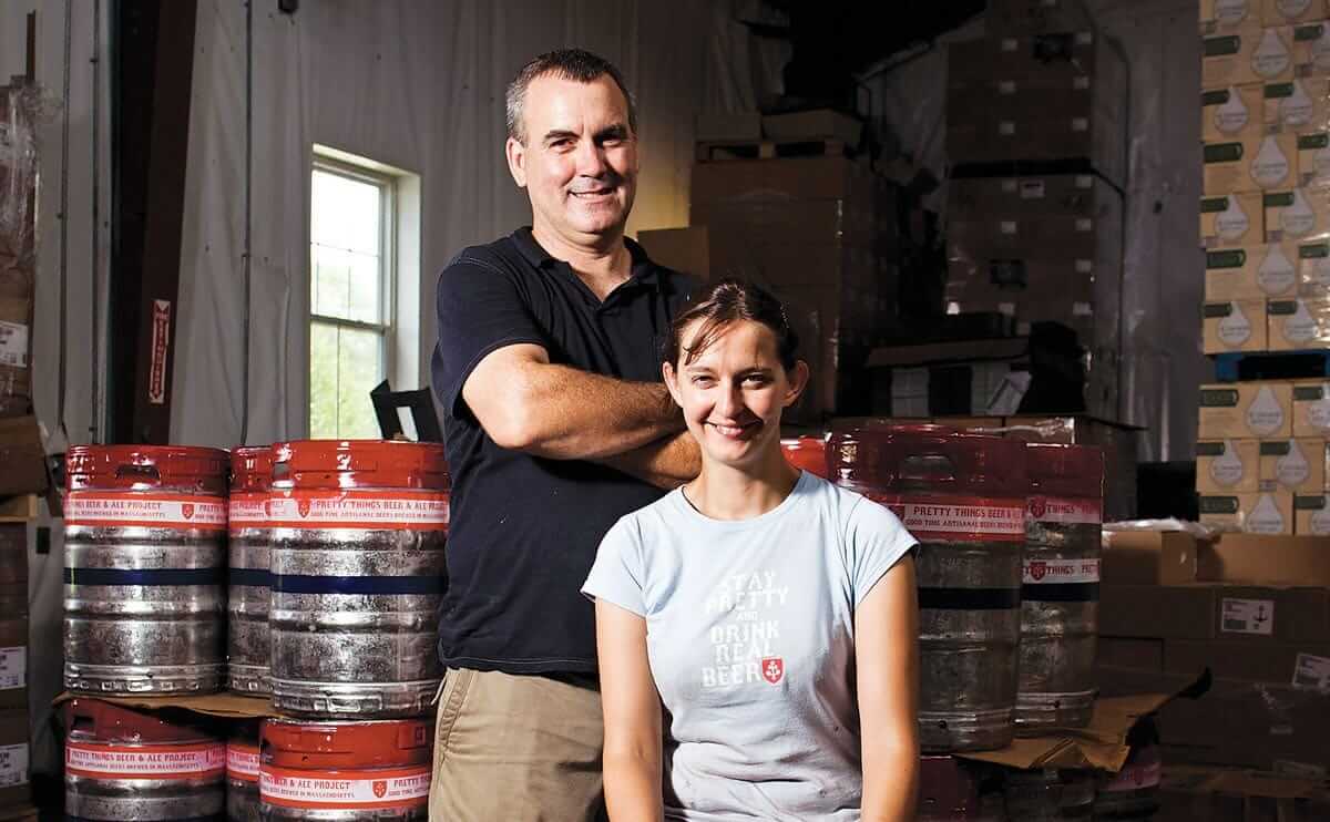 Martha Holley-Paquette and Dann Paquette of Pretty Things Beer.