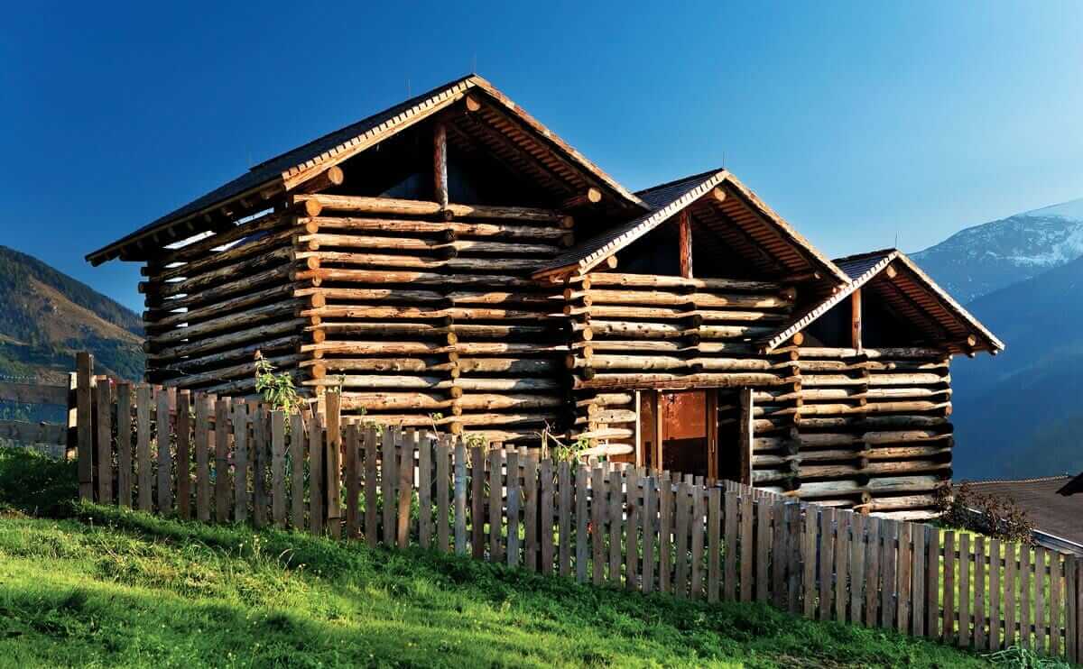 Heustodlsuite at Taxhof, a guesthouse built to replicate the hay barn that stood there before.