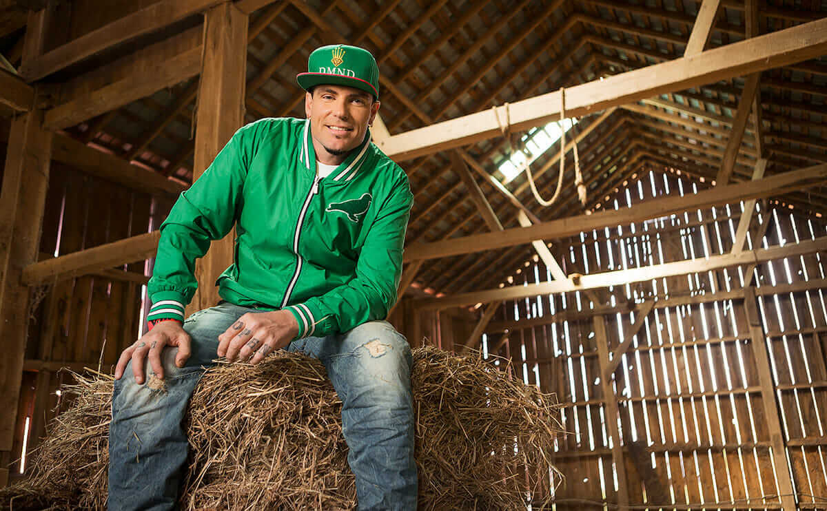 Hanging out in the hay barn.