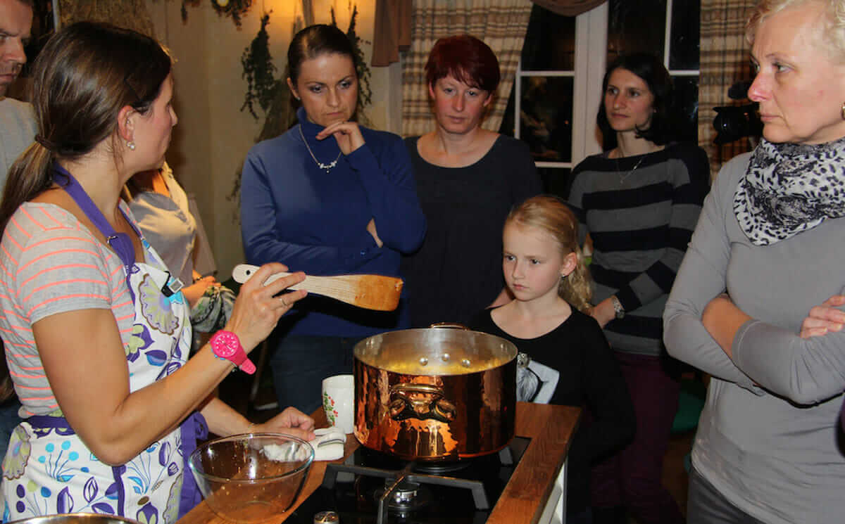 As she has been on the road, Milfaitova gave a marmalade making demonstration back in the Czech Republic before setting out on her journey. 