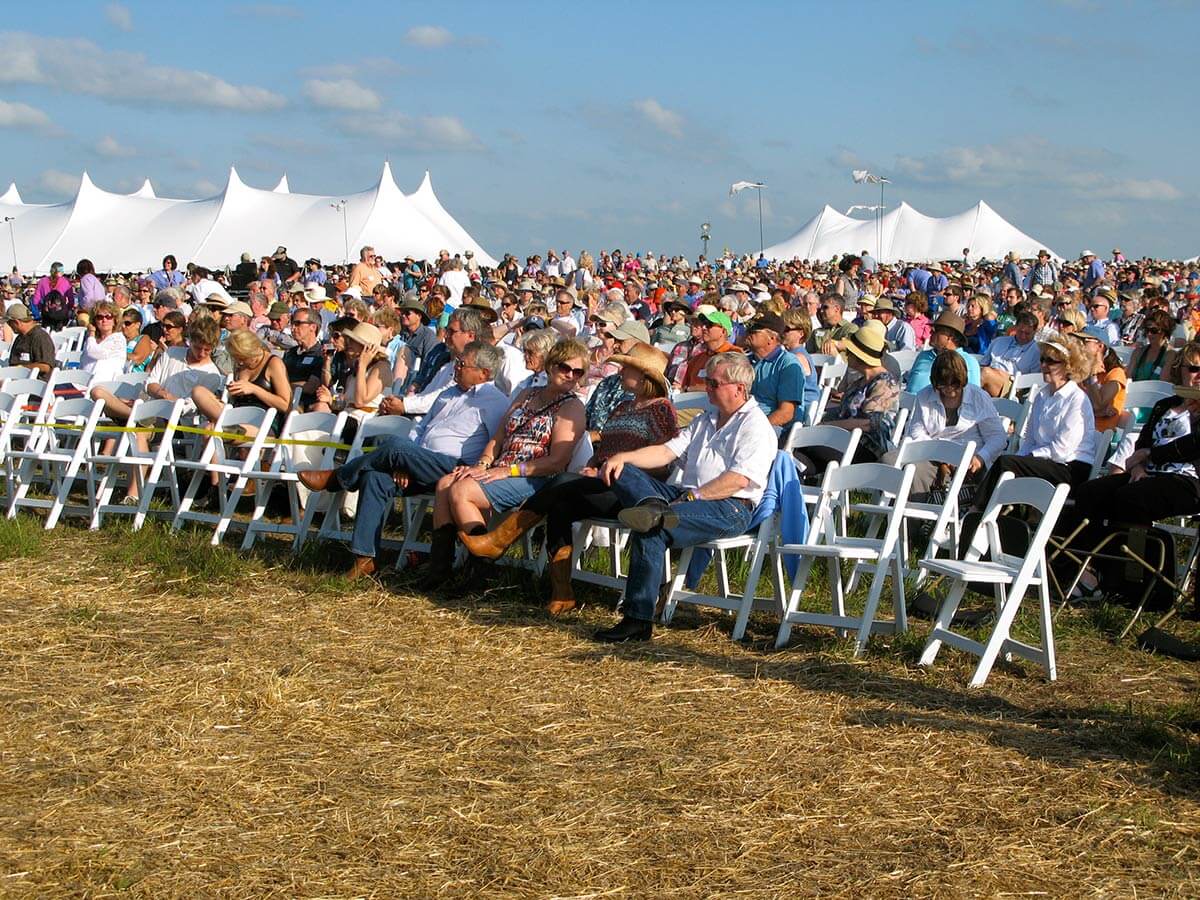 The Symphony in the Flint Hills sells out every year. Executive Director Christy Davis estimates that 7,000 people attended this year. 