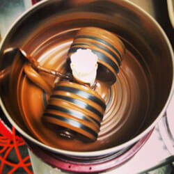 Chocolate tempering. / Courtesy Alan McClure