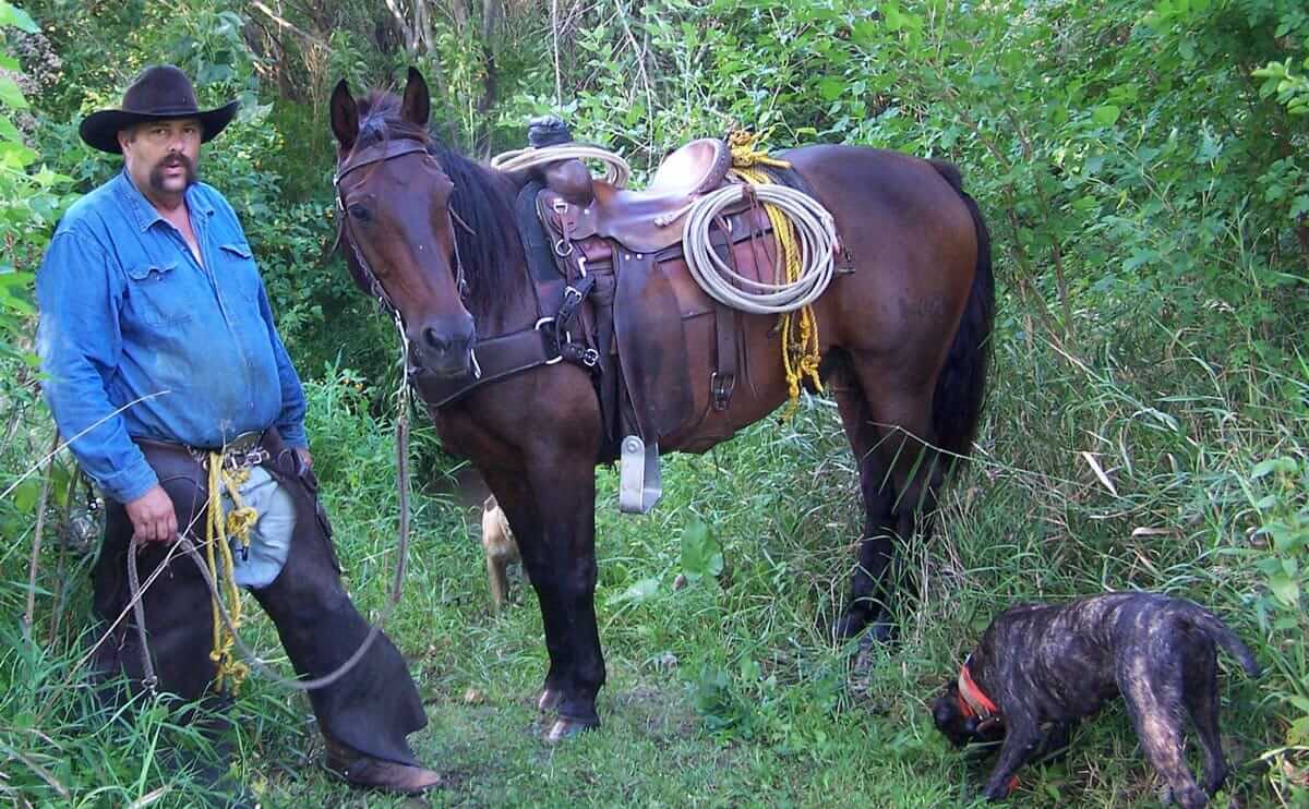 Chet Peugh has been a full-time wild cattle catcher since 1985, and the business has been in his family for decades. / Courtesy Chet Peugh.