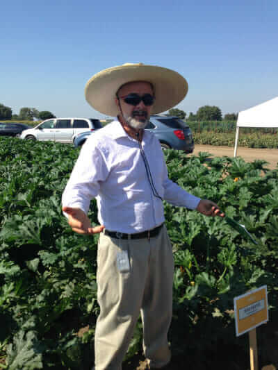 Monsanto squash breeder, Bill Johnson.