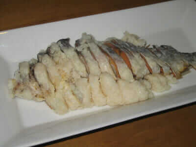 Funa-zushi after years of fermentation.