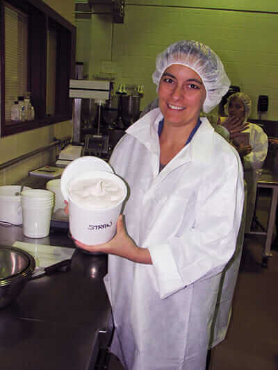  Student Anna Temellini, here from Australia, is a product training and development manger an Italian gelato company, Gelatissimo.