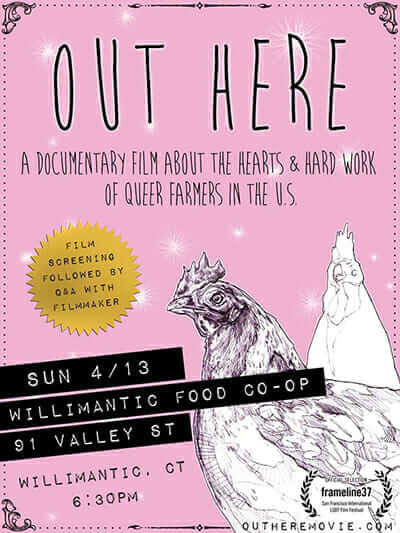 The poster for Jonah Mossberg's documentary film about queer farmers. / Courtesy Jonah Mossberg.