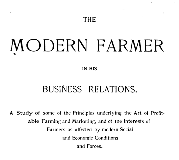 1800s modern farmer