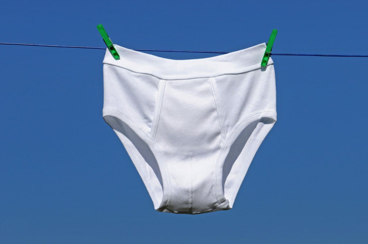 Scientists buried white underwear for testing of soil