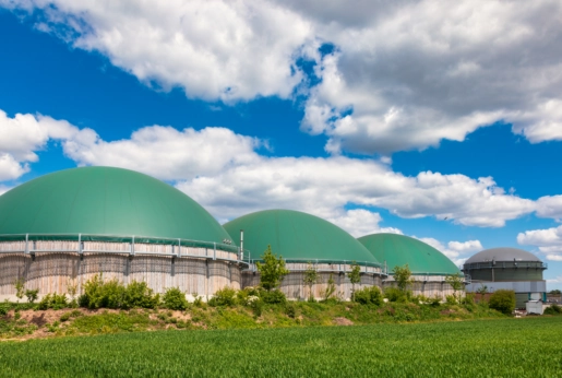 Anaerobic digesters.
