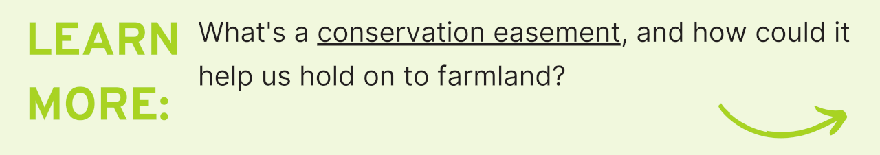 Learn More: What's a conservation easement, and how could it help us hold on to farmland?