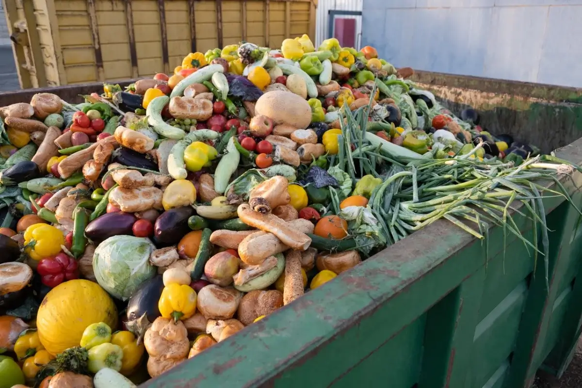 Food in dumpster